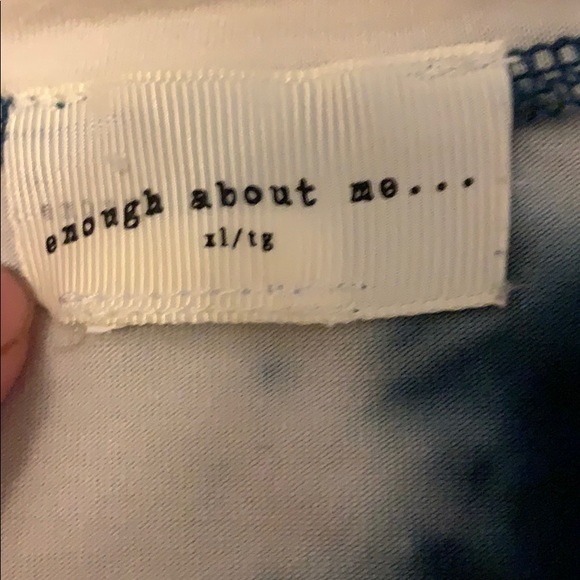 XL Blue Tye-Dye California Rebuplic crop tee - Picture 2 of 3